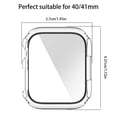 thumbnail image 2 of Stylish PC Muted Glass Smartwatch Case With Sweat Resistance Fit For 40/41mm Integrated Design, 2 of 3