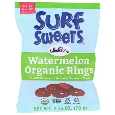 Surf Sweets Rings, Watermelon, 2.75 Oz