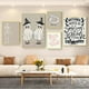 thumbnail image 4 of Pintura rosa de esqueleto fantasma de Halloween, lienzo impreso, póster nórdico, arte de pared, imagen para regalo, sala de estar, decoración del hogar, Cuadro, 4 of 4