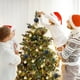 thumbnail image 3 of 72 bolas navideñas de terciopelo flocado | Adornos de plástico para árbol de Navidad | Hebilla de metal fácil de colgar | Decoración navideña duradera y resistente a la decoloración para árboles,, 3 of 7