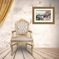 thumbnail image 3 of Hokusai 32x23 Gold Ornate Wood Framed with Double Matting Museum Art Print Titled - Climbing Mt. Fuji, 1830, 3 of 4