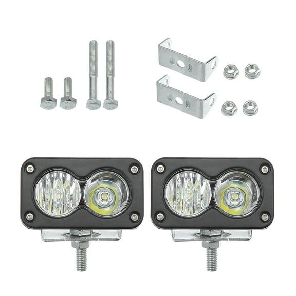 Unique Bargains 2 Pcs Universal LED Off-road Light Driving Fog Lights for Offroad Pickup Trucks 3 Inch 40W 12-24V White