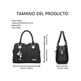 thumbnail image 2 of Bolso De Mano Para Dama Bandolera Moda De Bolsa Mujer Color Negro, 2 of 5