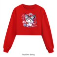 thumbnail image 3 of Sudadera con capucha para adolescentes y niñas, informal, con estampado de melodía Kuromi, de manga larga, con dibujos animados, para otoño, 3 of 5