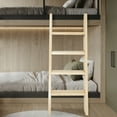 thumbnail image 5 of 4-Step Wooden Ladder, Solid Pine with 220.46 lbs Capacity, 75-Degree Angle and 1.1in Thick Steps, Ideal for Bunk Beds and RV Use, 5 of 16