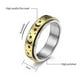 thumbnail image 2 of Anillos para la ansiedad, anillo giratorio de acero inoxidable para mujeres y hombres, 2 of 3