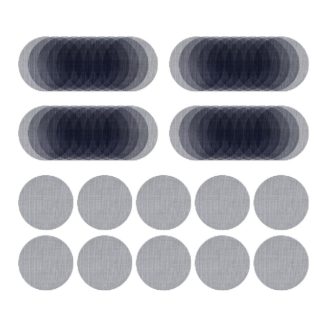 50pcs Pantavermoso de malla Herramienta de jardín redonda de jardín transpirable Mesh de macetas L
