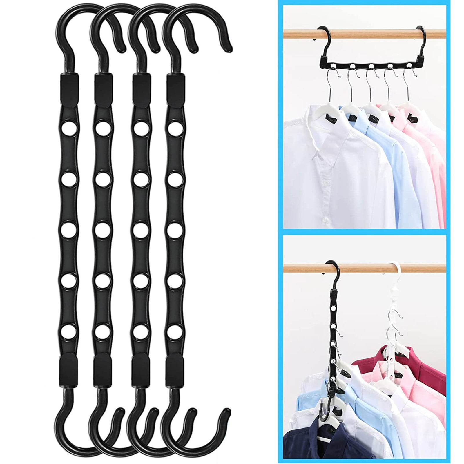 Mrigtriles 4piece Hanger Space Saving Hanger Closet Space Saving