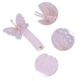 thumbnail image 5 of 1 Pc Fashion Butterfly Telephone Wire Hair Bands for Women 3.94"x2.17" Purple, 5 of 5