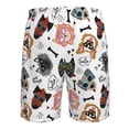 thumbnail image 6 of Kdxio Hip Hop Dog Pattern Mens Casual Shorts - Drawstring Summer Beach Sports Shorts for Men, 6 of 9