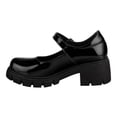 thumbnail image 3 of Zapato Escolar Tacón Mary-Jane Dama Happy Shoes 07427 negro 24.5, 3 of 5