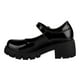 thumbnail image 3 of Zapato Escolar Tacón Mary-Jane Dama Happy Shoes 07427 negro 22.5, 3 of 5