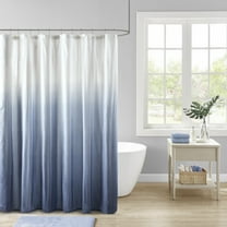 Home Essence Maris Ombre Printed Seersucker Shower Curtain