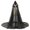 Black, variant on FASHOFT Women's Medieval Gold Foil Halloween Costumes Hooded Cape Cloak Train Lace Shawl Cosplay Outfit Party Stage Performance Elegant Dress Up Halloween Costume 130