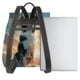 thumbnail image 3 of Easygdp Cloud Border Collie Mochila de Cuero para Mujeres, Bolso de Hombro, Bolsos de Mano de Moda para Trabajo y Viajes, 3 of 4