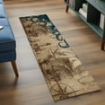 thumbnail image 3 of Nautical Blue Octopus 2'x6' Runner Rugs for Hallway Kitchen Bedside Non Slip Washable, Coastal Ocean Summer Vintage Sea Entryway Rug Runners with Rubber Backing, Long Carpet Runner for Laundry Room, 3 of 8