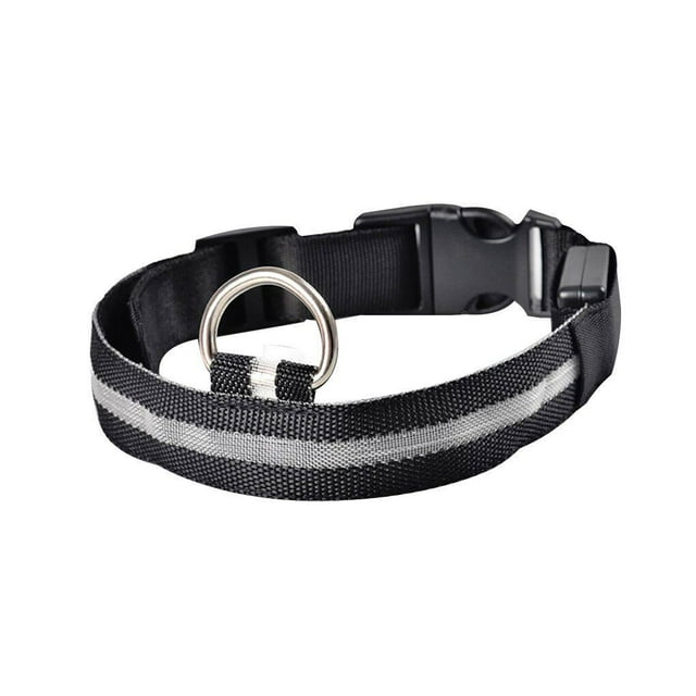 pitrice LED Pet Dog Collar Flashing Glow Dog Leash Neck Belt Collars Pet Fluorescent Cat Neck Belt Rope Cord