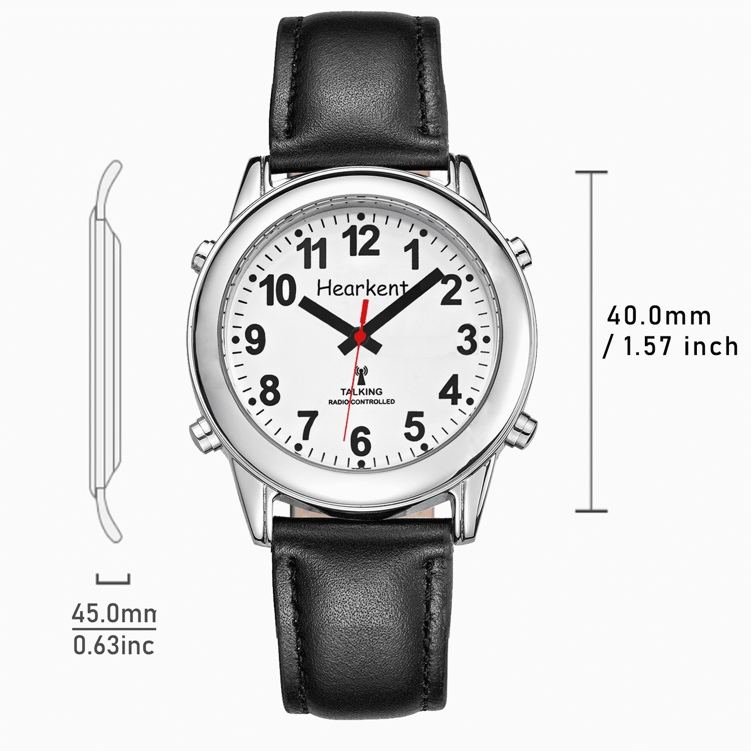 Hearkent Atomic Talking Watch for Elderly & Seniors, Loud Hearkent Atomic Talking Watch for Elderly & Seniors, Loud