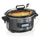 thumbnail image 1 of Hamilton Beach Slow Cooker, Sonda avanzada 5.68 L, Plateado, 5,67L, 1, 1 of 5