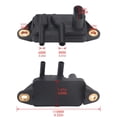 thumbnail image 2 of Sensor De Presión De Válvula Egr Para Coche, Sensor De Presión De Entrada De Aire De Válvula Negra Compacta, Compatible Con Ford F-150 F-250 F-250 Super Duty F-350 Cateissary VI004963-00, 2 of 7