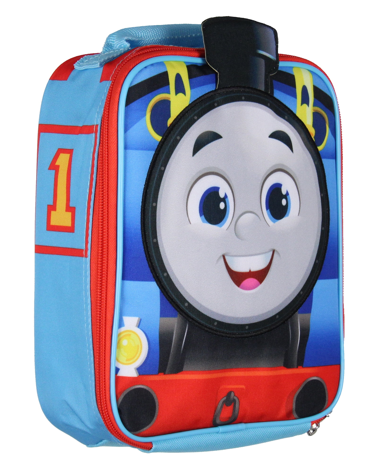 Thomas The Train Kids Lunch Box 3D Engine Insulated Lunch Bag Tote For Hot And Cold Food, Drinks, And Snacks 10"