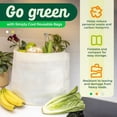 thumbnail image 2 of Simply Cool 200 Pack Reusable Eco-Friendly Large Grocery Shopping Bags 14.5"x14"x6.6" Durable Recyclable Washable Foldable Portable Tote Bags Bulk, 2 of 4