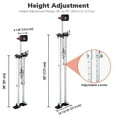 thumbnail image 6 of Yescom Drywall Stilts 36" - 50" Adjustable Aluminum Painting Tool for Ceiling / Sheetrock Taping Parade Costume, 6 of 11