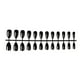 thumbnail image 2 of Juego de 24 piezas de uñas postizas Vogacara negro, 2 of 5