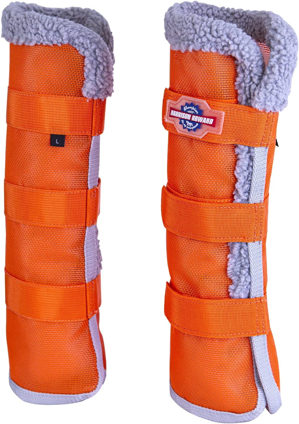 Harrison Howard Horse Fly Boots Summer Protection with Fleece Trim to