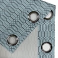 thumbnail image 4 of Ambesonne Turquoise Grommet Curtain, Moroccan Interior, 50" x 108", Slate Blue and Pale Blue, 4 of 6