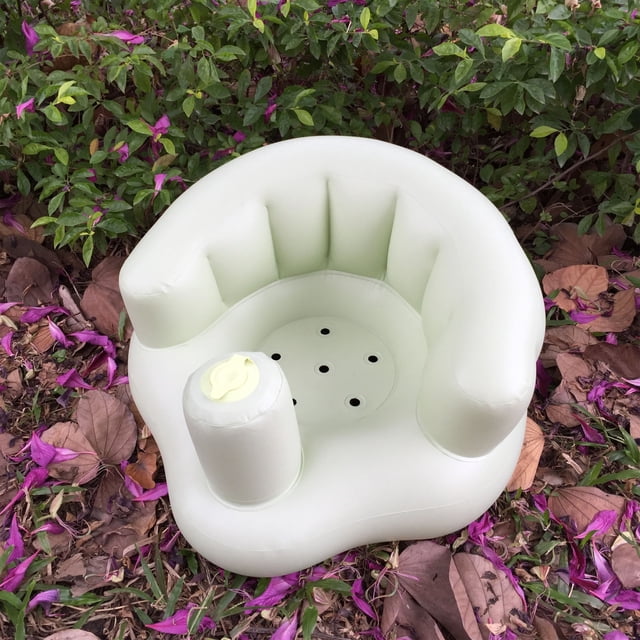 Canapé Gonflable pour Bébé en PVC Mignon Confortable Portable avec Pompe Intégrée Chaise Gonflable pour Se Bain Manger Jouet