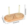 thumbnail image 1 of Wooden Yarn Holder Spinning Knitting Tools Beginner Crochet Accessories Stand Sewing Thread Spool Wool Ball Winder Stand Tool, 1 of 6