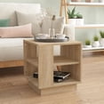 thumbnail image 1 of vidaXL Coffee Table Sonoma Oak 40x40x43 cm Engineered Wood, 1 of 4