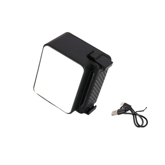 Quick Detach Magnetic LED Fill Light For Action Cameras Rechargeable Via Type C