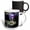 Multicolor, variant on 3drose, Waterlily Purple Bloom and a Passing Bee, 11oz Magic Transforming Mug