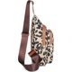 thumbnail image 4 of 2026 Women's Leopard Chest Bag Chest Backpack Bag Sling Crossbody Bag Satchel Backpack Purse, 4 of 5
