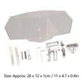 thumbnail image 5 of Motorcycle Clear Windshield High Clarity Impact Resistant Universal Windscreen for Motorbikes Transparent, 5 of 5