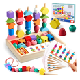 thumbnail image 1 of Juguetes Montessori Secuenciación De Cuentas,regalos Niños Xtellar multicolor, 1 of 4