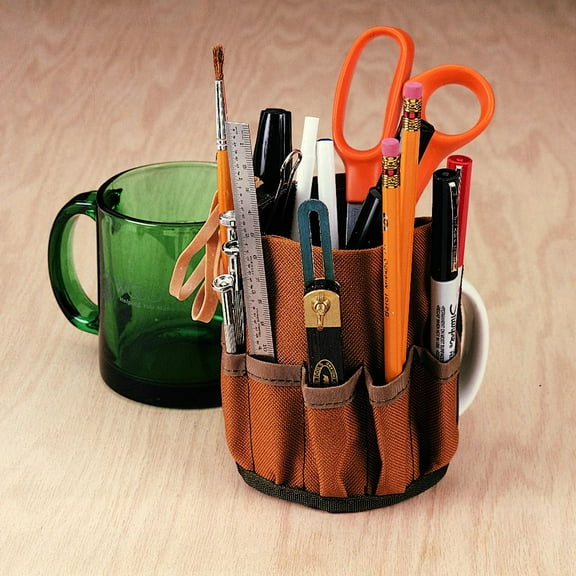 bucket boss mug boss mug organizer in brown, 99981d24