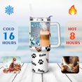 thumbnail image 4 of 40oz Dog Mom Tumbler - Leakproof Travel Coffee Mug with Handle - Cute Puppy Gift for Women Who Love Dogs - Double Wall Stainless, 4 of 7
