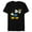 Black, variant on Disney Mickey Mouse Hanukkah Menorah Happy Holidays - Short Sleeve Blended T-Shirt for Adults - Customized-Yellow