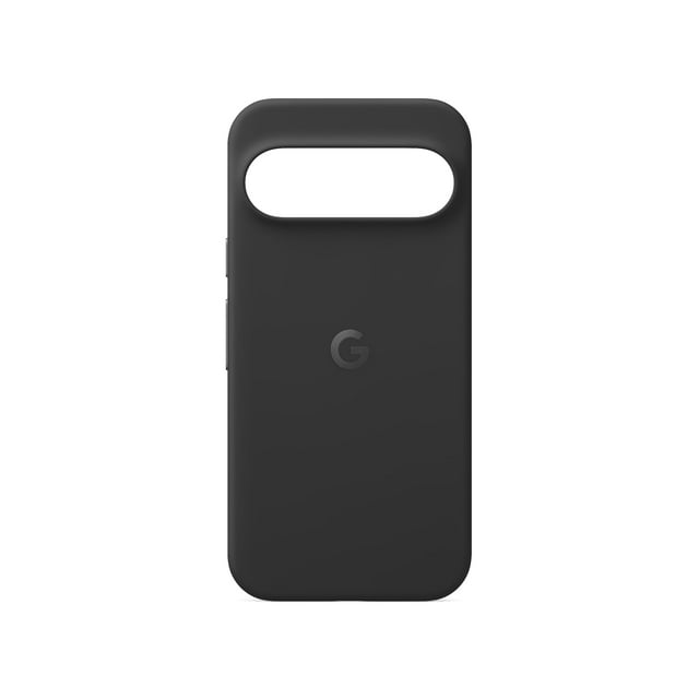 Funda para teléfono Google Pixel 9 + 9 Pro, silicona duradera, obsidiana