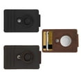 thumbnail image 2 of Anti-theft RFID for Apple Tracker Leather Case Locator Leather for Airtag Card Holder Slim Minimalist Front Pocket Wallet with Built-in Case Holder for AirTag, 2 of 3