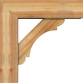 thumbnail image 3 of Ekena Millwork 8"W x 28"D x 28"H Olympic Block Rough Sawn Bracket w/ Offset Brace, Western Red Cedar, 3 of 25