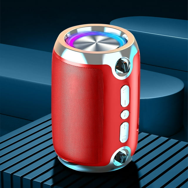 Altavoz Bluetooth inteligente ZJT250120157 | Minialtavoz inalámbrico portátil con sonido envolvente de 360° y alto volumen | Conexión Bluetooth 5.1 estable | Micrófono con cancelación de ruido |
