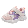 thumbnail image 1 of Zszcpp Sneakers For Infant Girl Boy Color Block Leisure Running Sports Soft-Soled Hook Loop Suitable Kids Athletic Shoes, 1 of 5