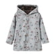 thumbnail image 2 of Cowsor Toddler Jacket Baby Boys Girls Hooded Zipper Long Sleeve Thick Warm Outerwear, 2 of 7