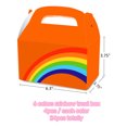 thumbnail image 6 of Rainbow Treat Boxes Candy Gable Boxes Party Cake Boxes Colorful Gift Boxes for Birthday Party 6 colors 24 Pack, 6 of 6