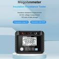 thumbnail image 4 of MESTEK Mestek Digital Insulation Resistance Tester - Multifunctional Megohmmeter with LCD Backlight, Measures DC/AC Voltage, Polarization Index, and Absorption Ratio, 1000V-20GΩ, Battery Not, 4 of 6