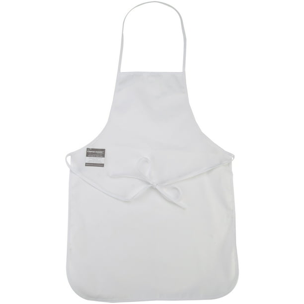 WEAR'M Adult Apron 19"X28"White